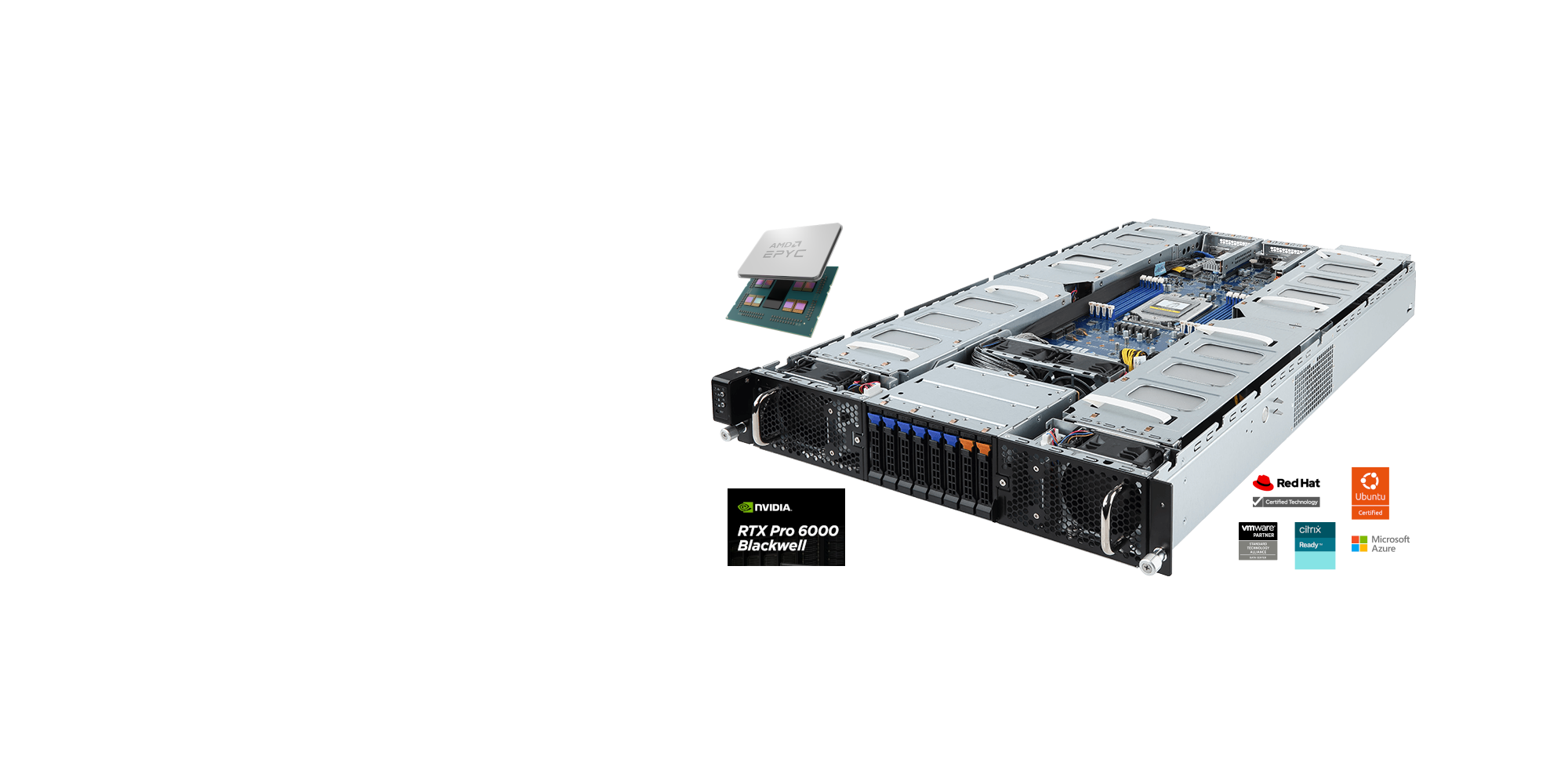 dedizierte gpu server mit amd epyc prozessoren
